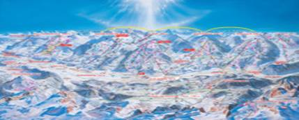 Schladming - Dachstein régió sítérkép